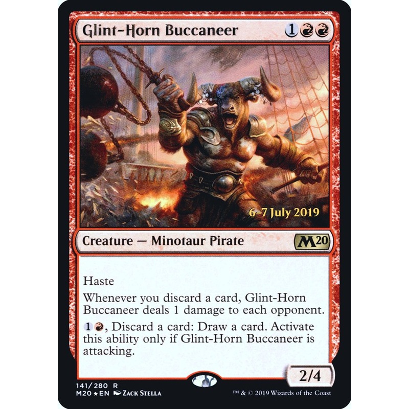 Glint-Horn Buccaneer [Core Set 2020 Prerelease Promos]