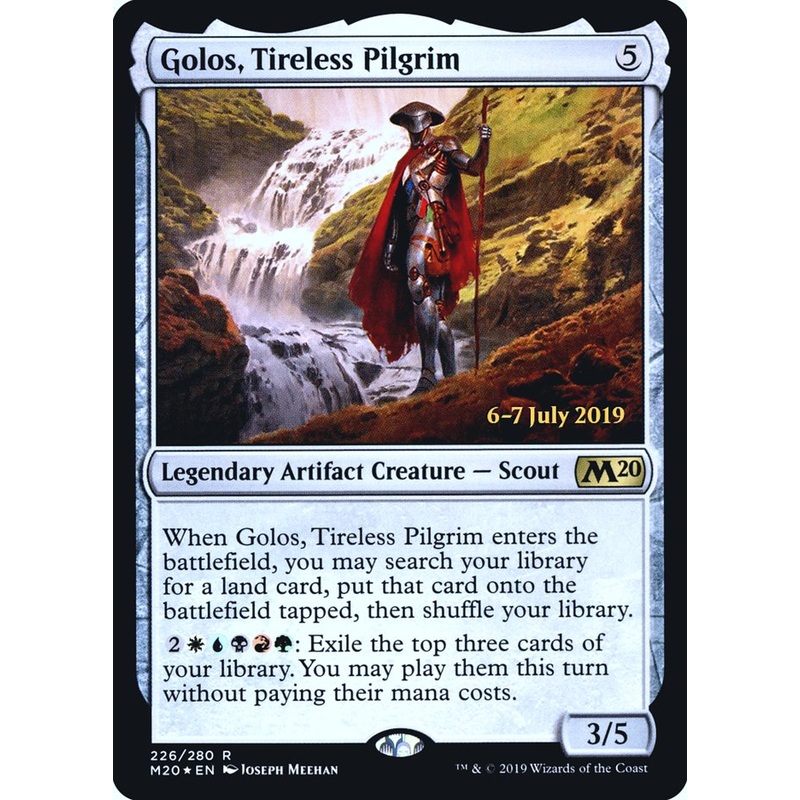 Golos, Tireless Pilgrim [Core Set 2020 Prerelease Promos]