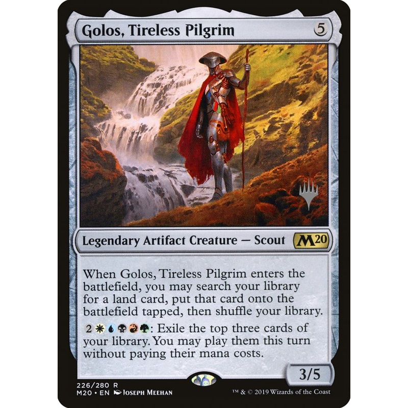 Golos, Tireless Pilgrim (Promo Pack) [Core Set 2020 Promos]