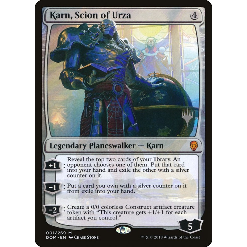 Karn, Scion of Urza (Promo Pack) [Dominaria Promos]