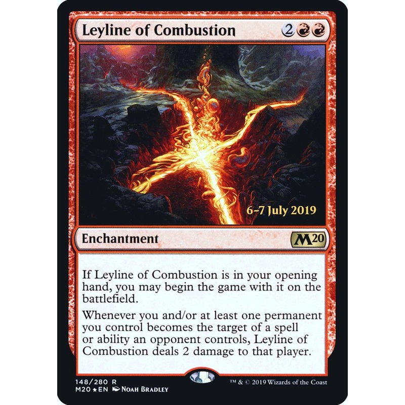 Leyline of Combustion [Core Set 2020 Prerelease Promos]