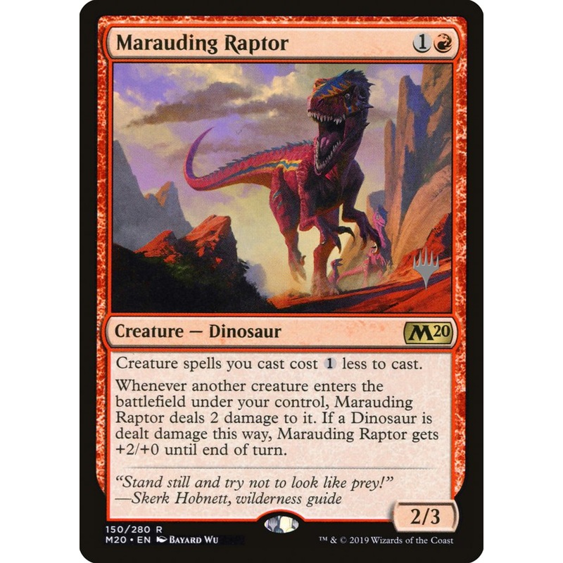 Marauding Raptor (Promo Pack) [Core Set 2020 Promos]