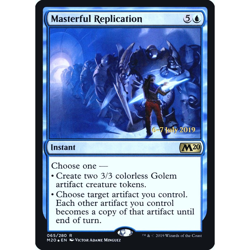 Masterful Replication [Core Set 2020 Prerelease Promos]