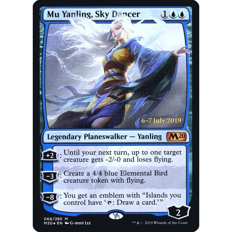 Mu Yanling, Sky Dancer [Core Set 2020 Prerelease Promos]