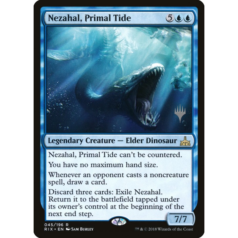 Nezahal, Primal Tide (Promo Pack) [Rivals of Ixalan Promos]
