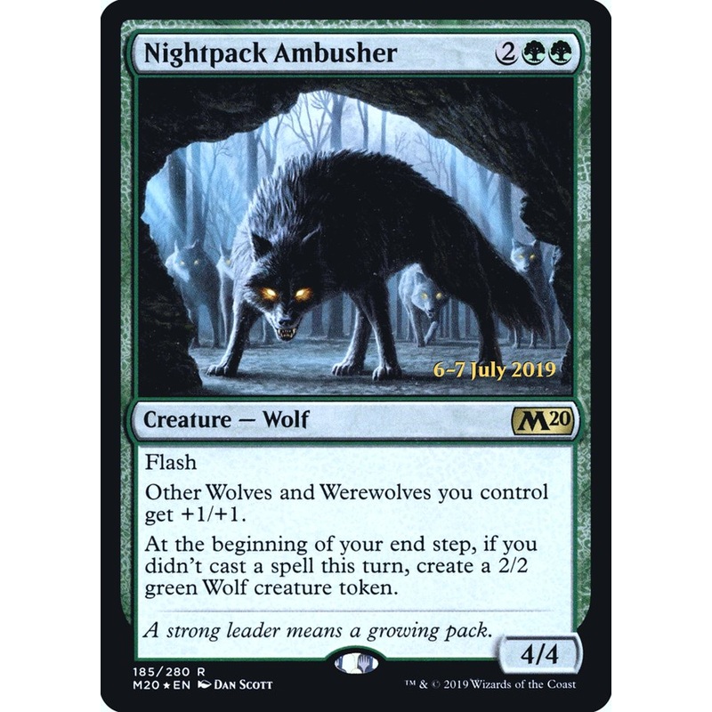 Nightpack Ambusher [Core Set 2020 Prerelease Promos]