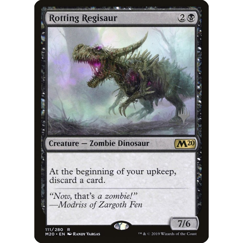 Rotting Regisaur (Promo Pack) [Core Set 2020 Promos]