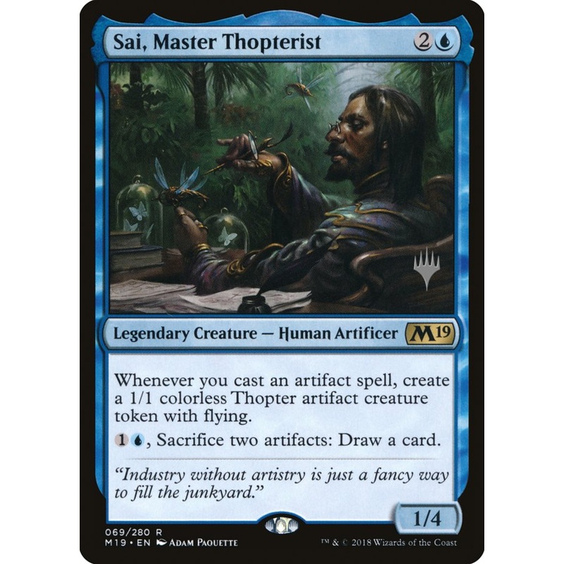Sai, Master Thopterist (Promo Pack) [Core Set 2019 Promos]