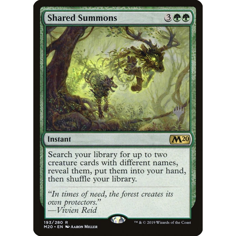 Shared Summons (Promo Pack) [Core Set 2020 Promos]