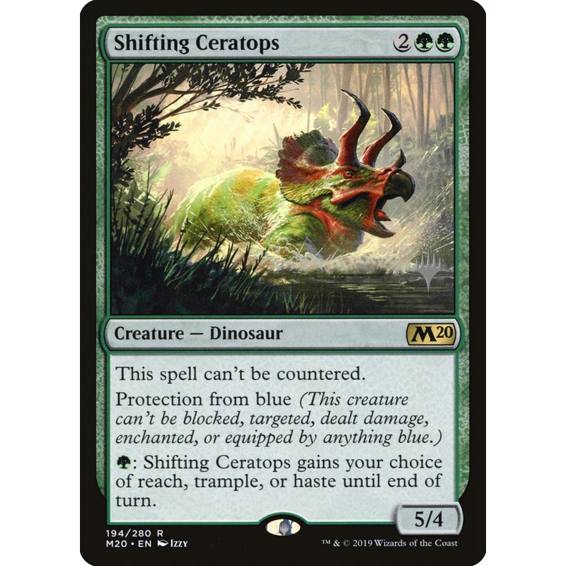 Shifting Ceratops (Promo Pack) [Core Set 2020 Promos]