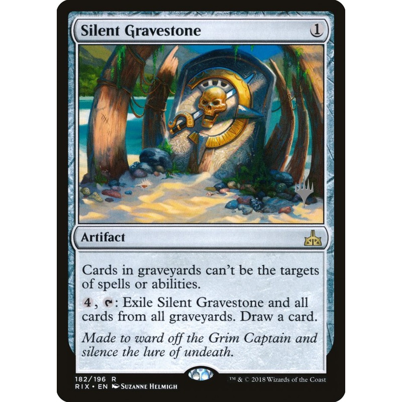 Silent Gravestone (Promo Pack) [Rivals of Ixalan Promos]