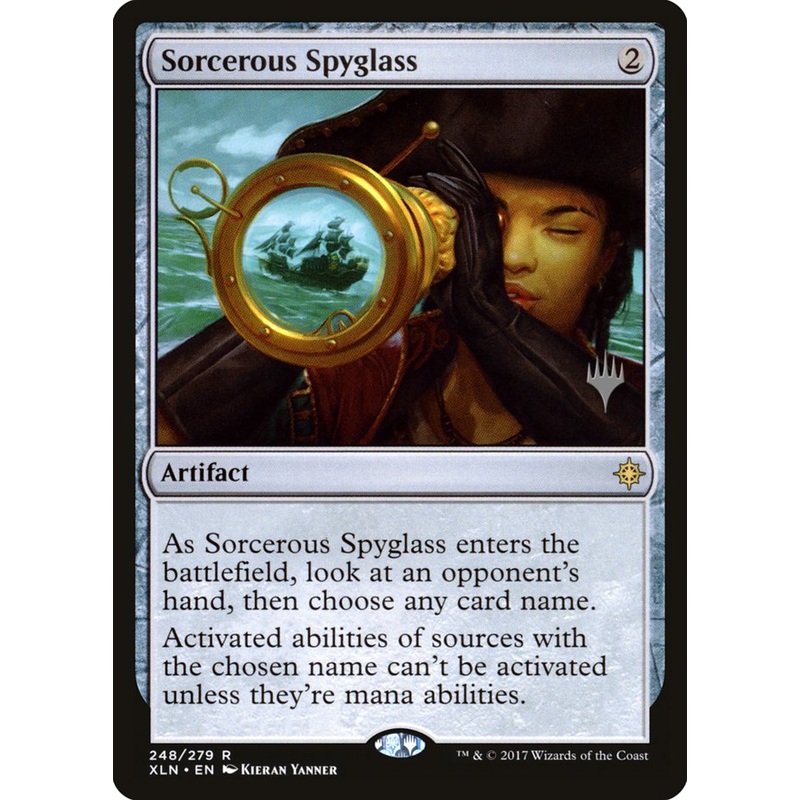 Sorcerous Spyglass (Promo Pack) [Ixalan Promos]