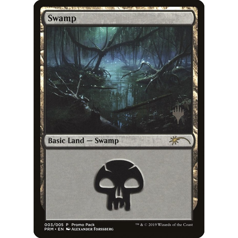 Swamp (3) [Core Set 2020 Promo Pack]