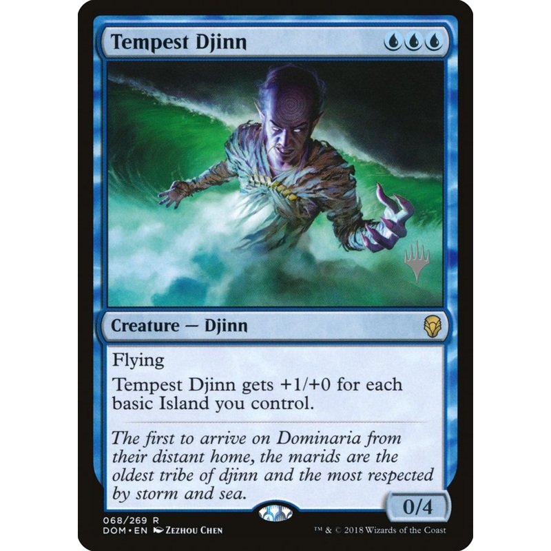 Tempest Djinn (Promo Pack) [Dominaria Promos]