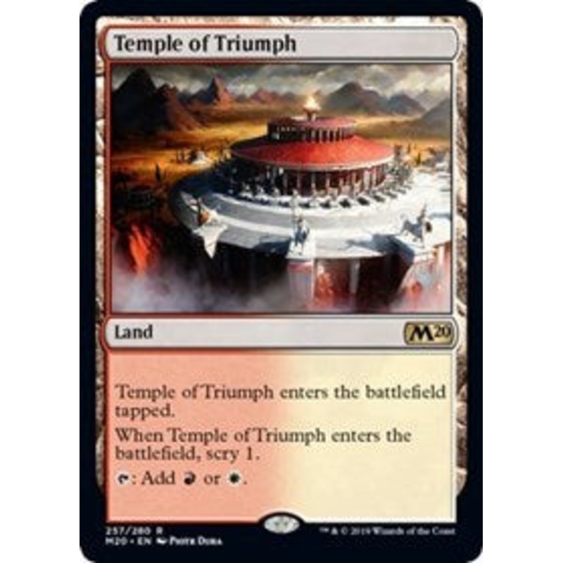 Temple of Triumph [Core Set 2020 Promos]