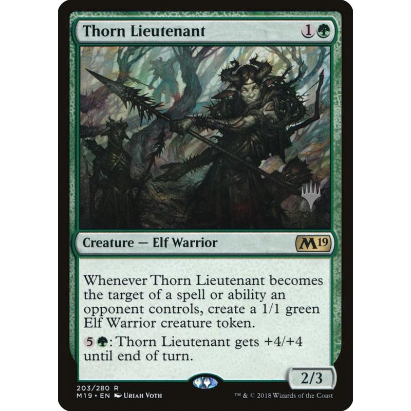 Thorn Lieutenant (Promo Pack) [Core Set 2019 Promos]