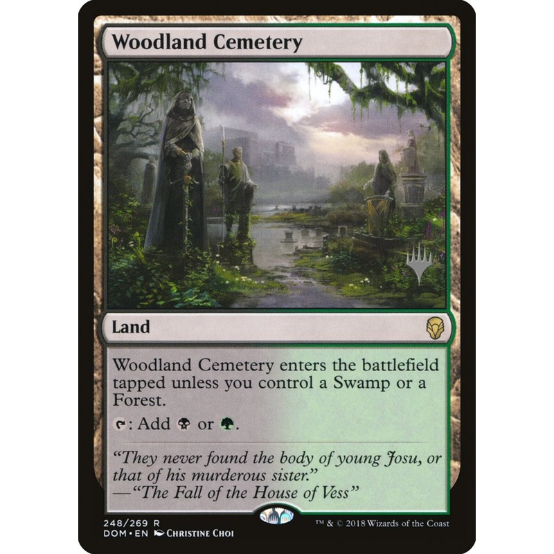 Woodland Cemetery (Promo Pack) [Dominaria Promos]
