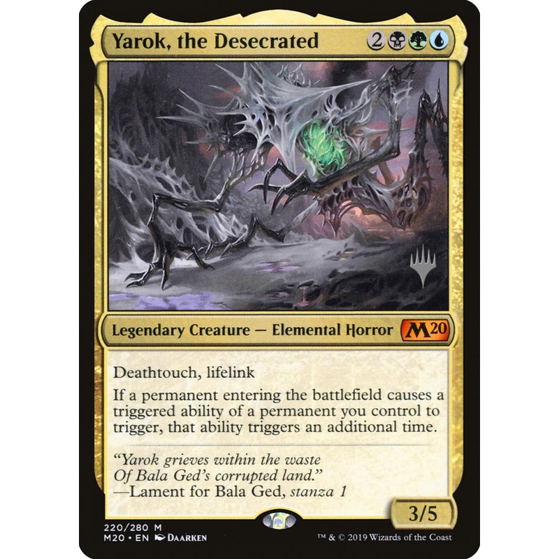 Yarok, the Desecrated (Promo Pack) [Core Set 2020 Promos]
