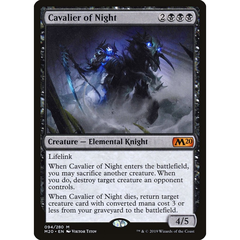 Cavalier of Night [Core Set 2020]