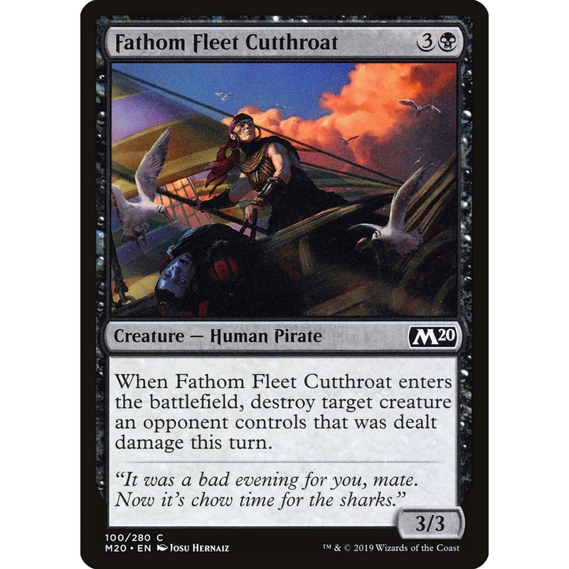 Fathom Fleet Cutthroat [Core Set 2020]