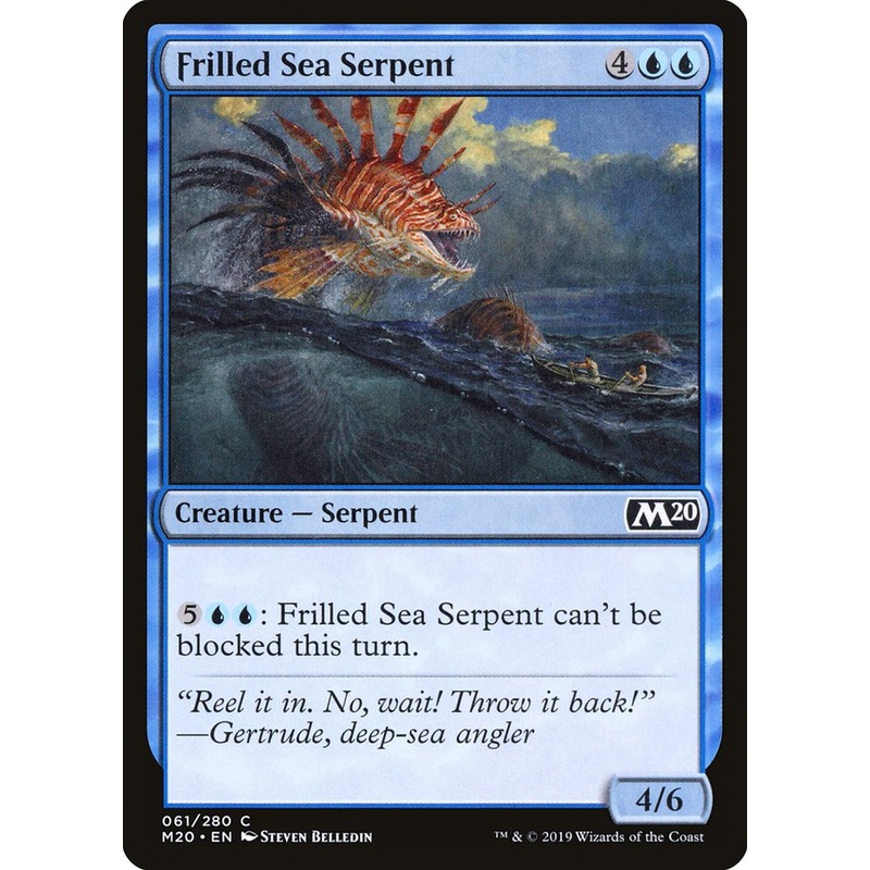 Frilled Sea Serpent [Core Set 2020]