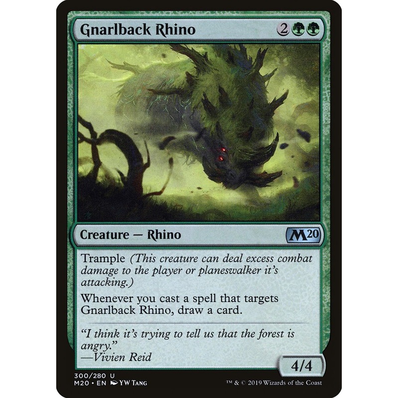 Gnarlback Rhino [Core Set 2020]