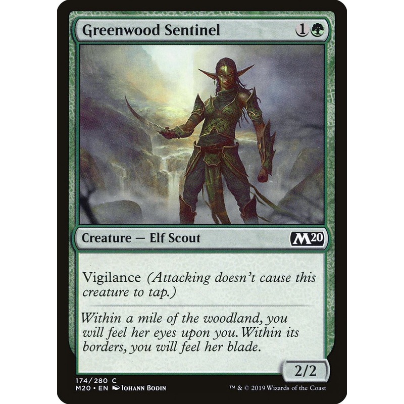 Greenwood Sentinel [Core Set 2020]