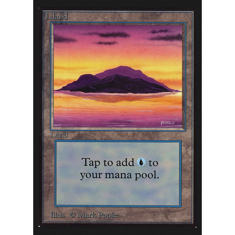 Island (Sunset / Signature on Right) [International Collectors' Edition]