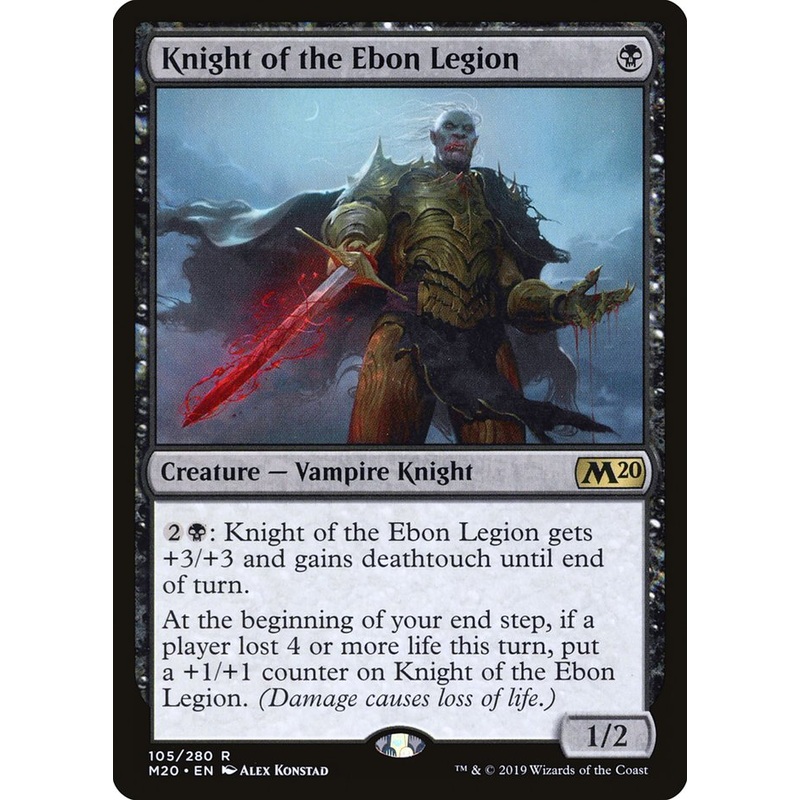 Knight of the Ebon Legion [Core Set 2020]