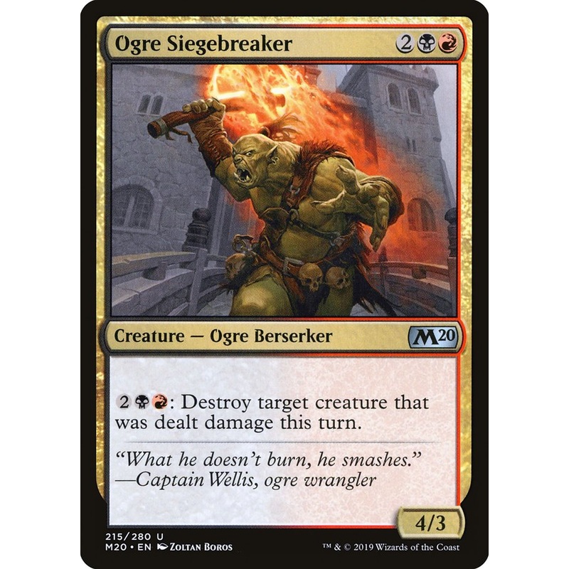 Ogre Siegebreaker [Core Set 2020]