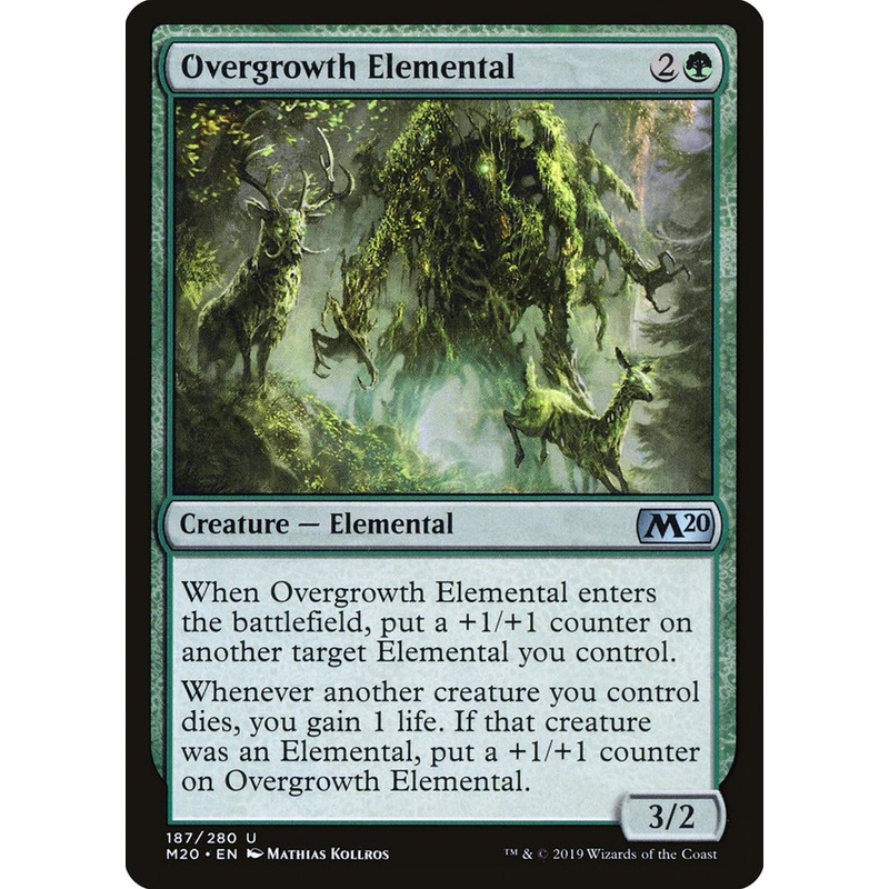 Overgrowth Elemental [Core Set 2020]