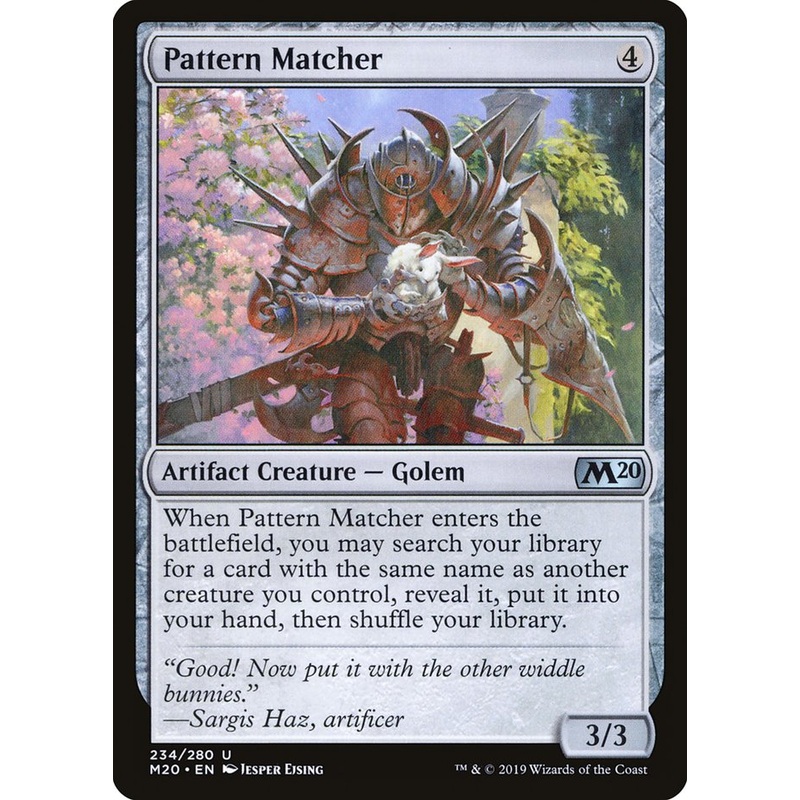 Pattern Matcher [Core Set 2020]