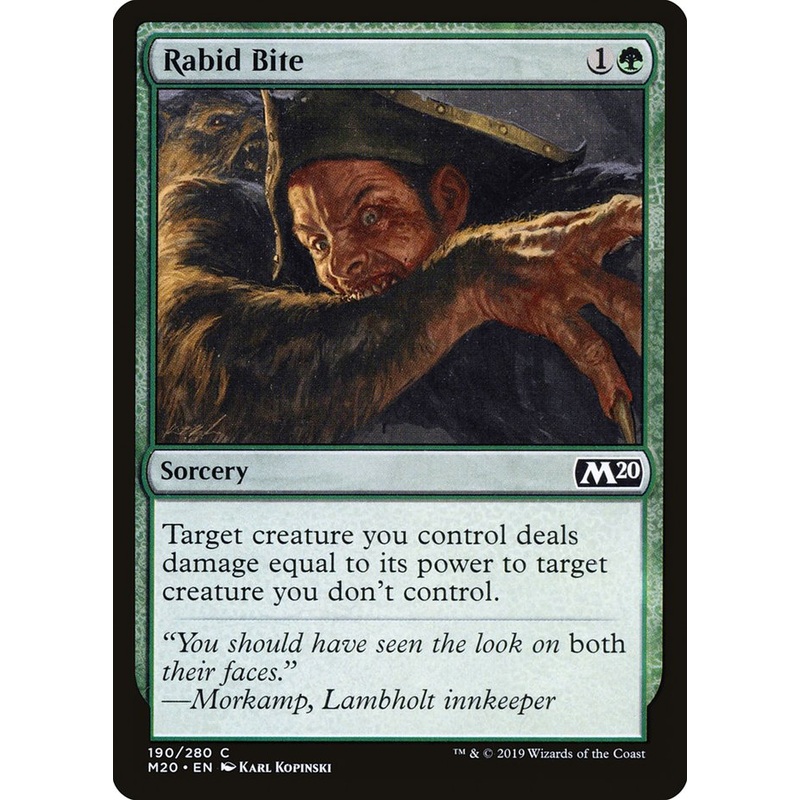 Rabid Bite [Core Set 2020]