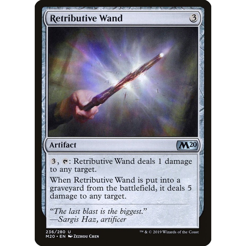 Retributive Wand [Core Set 2020]