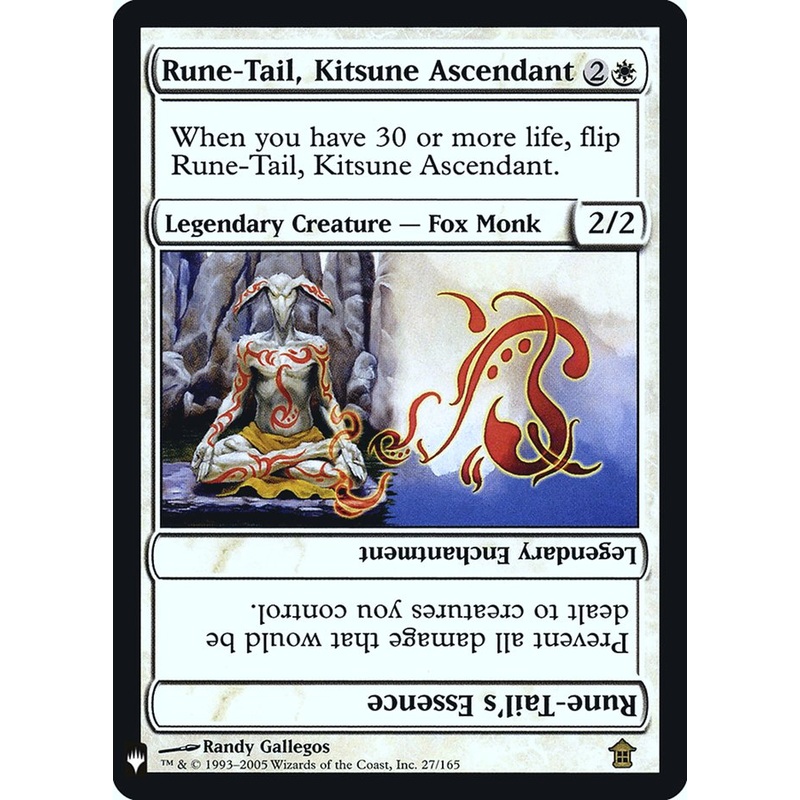 Rune-Tail, Kitsune Ascendant // Rune-Tail's Essence [Mystery Booster]