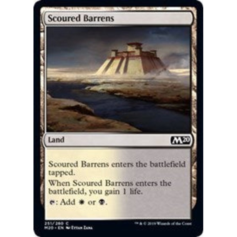 Scoured Barrens [Core Set 2020]