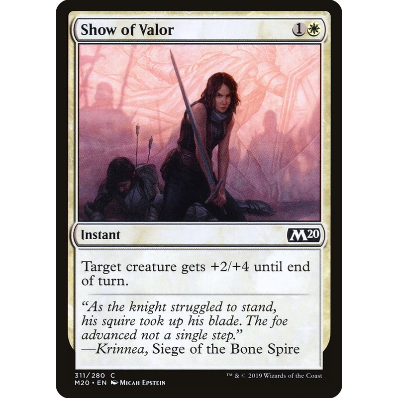Show of Valor [Core Set 2020]