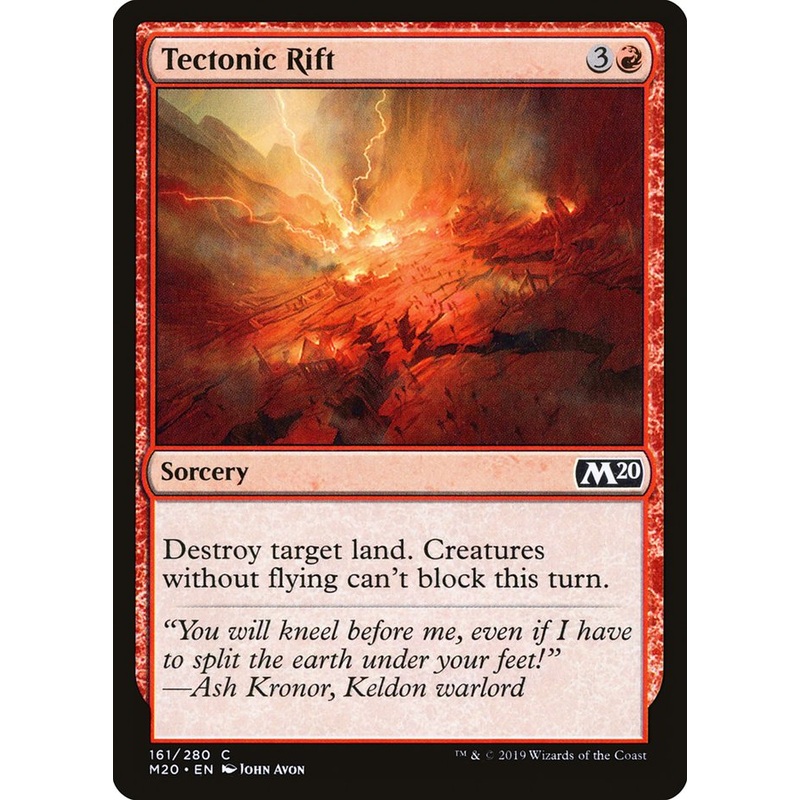 Tectonic Rift [Core Set 2020]