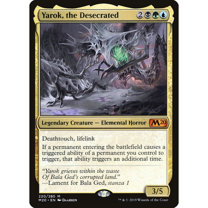 Yarok, the Desecrated [Core Set 2020]