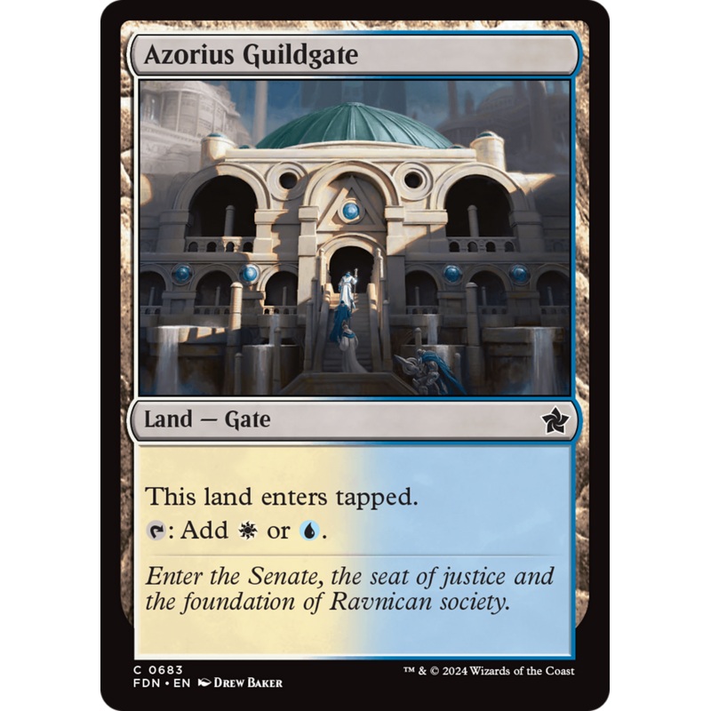 Azorius Guildgate [Foundations]