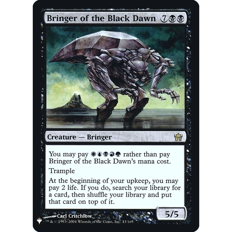 Bringer of the Black Dawn [Mystery Booster]