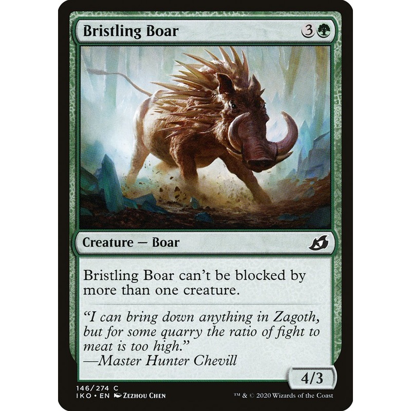 Bristling Boar [Ikoria: Lair of Behemoths]