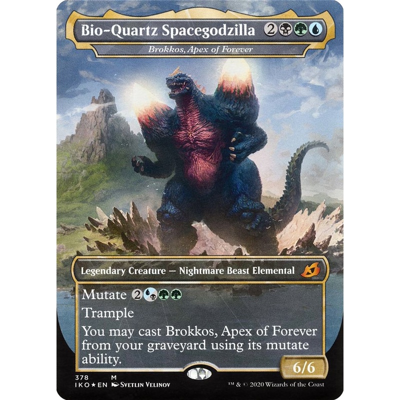 Brokkos, Apex of Forever - Bio-Quartz Spacegodzilla (Godzilla Series) [Ikoria: Lair of Behemoths]