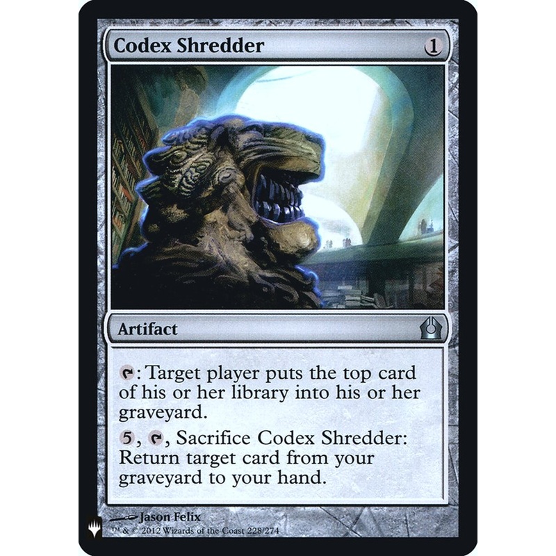 Codex Shredder [Mystery Booster]