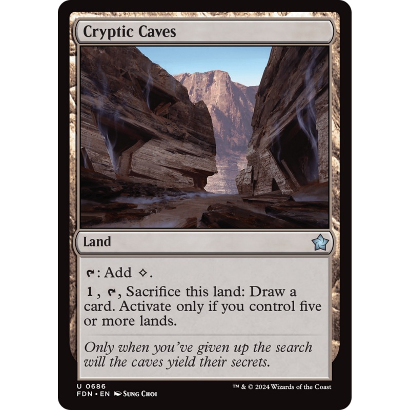 Cryptic Caves [Foundations]