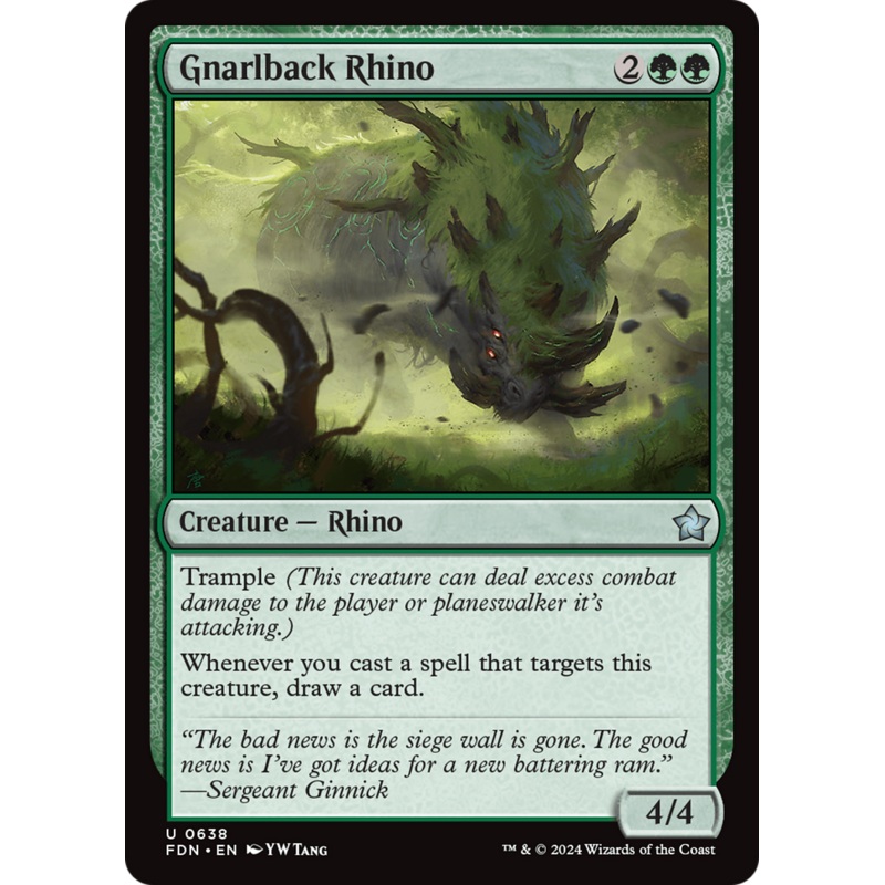 Gnarlback Rhino [Foundations]