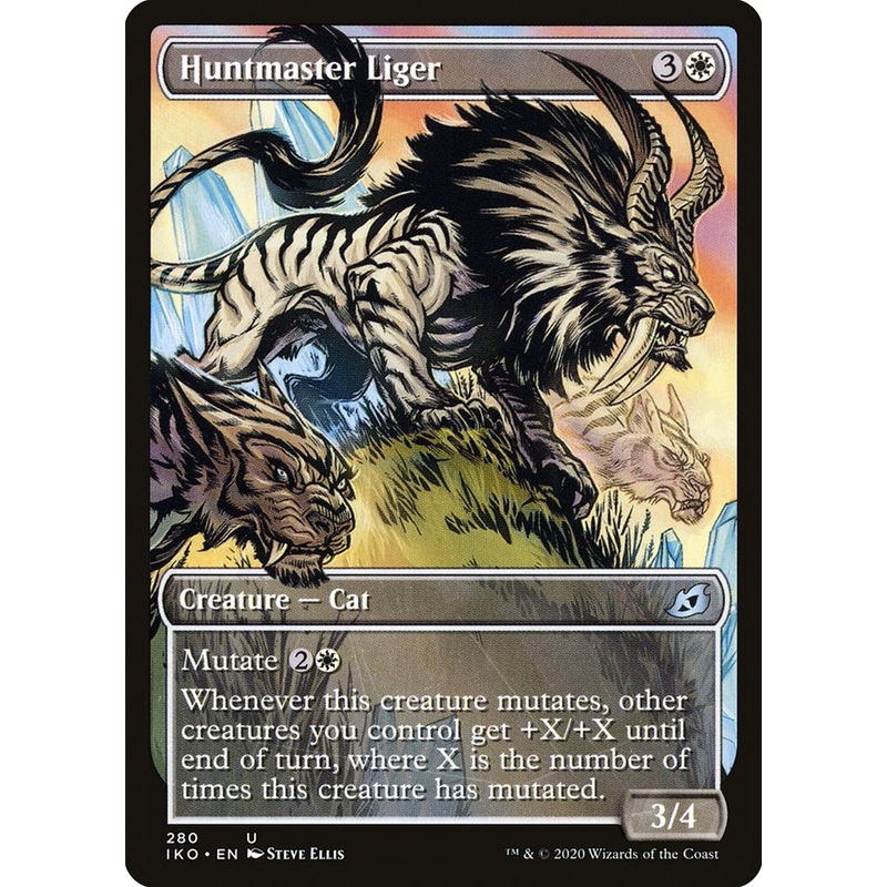 Huntmaster Liger (Showcase) [Ikoria: Lair of Behemoths]