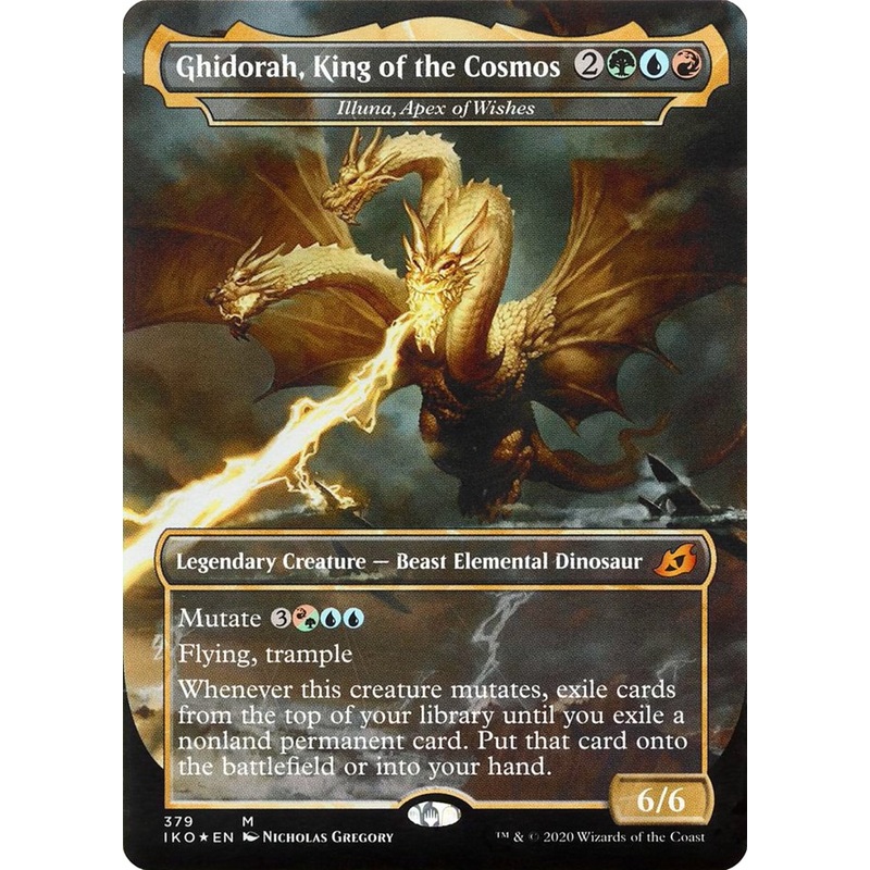 Illuna, Apex of Wishes - Ghidorah, King of the Cosmos (Godzilla Series) [Ikoria: Lair of Behemoths]