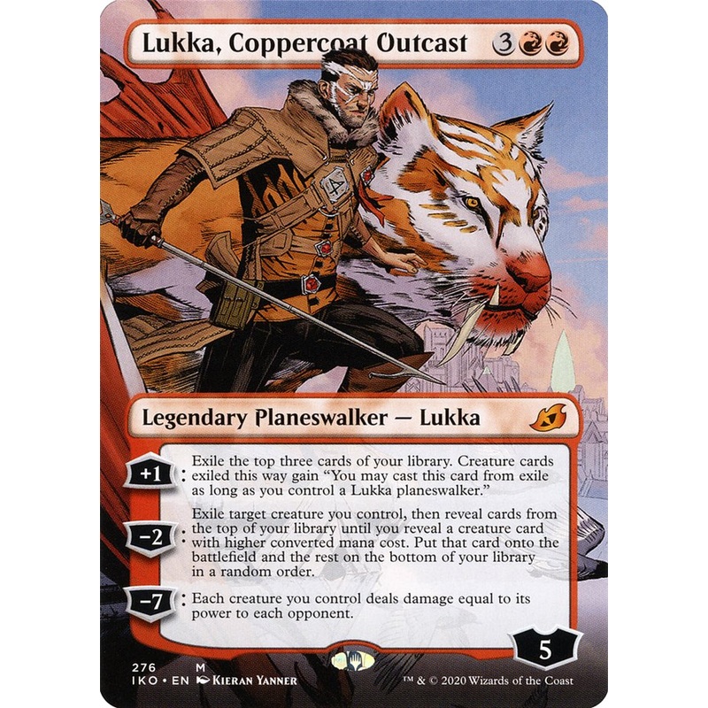 Lukka, Coppercoat Outcast (Borderless) [Ikoria: Lair of Behemoths]