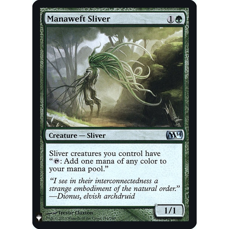 Manaweft Sliver [Mystery Booster]